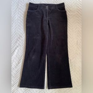 CLEO PETITES | 10P | brown corduroy wide front&back pockets 97%cotton 3%spandex